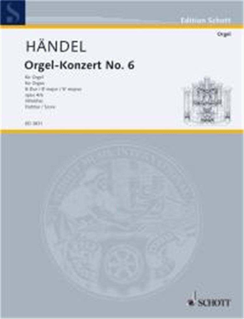 Organ Concerto No. 6 B Major op. 4/6 HWV 294